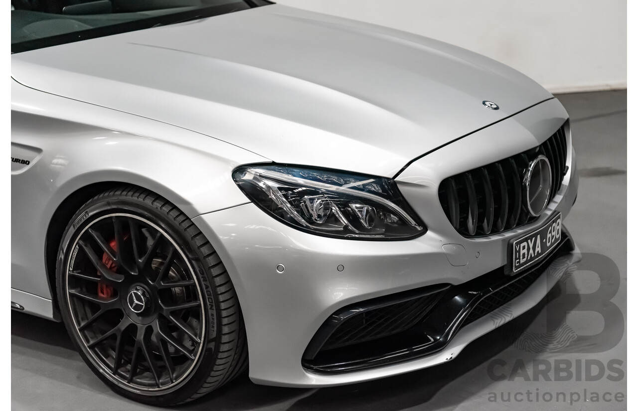 7/2016 Mercedes-Benz C63 AMG S 205 4d Sedan Silver 4.0L Twin Turbocharged V8