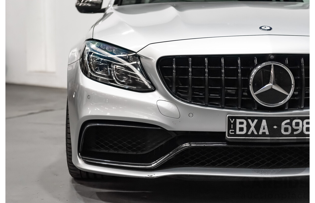 7/2016 Mercedes-Benz C63 AMG S 205 4d Sedan Silver 4.0L Twin Turbocharged V8