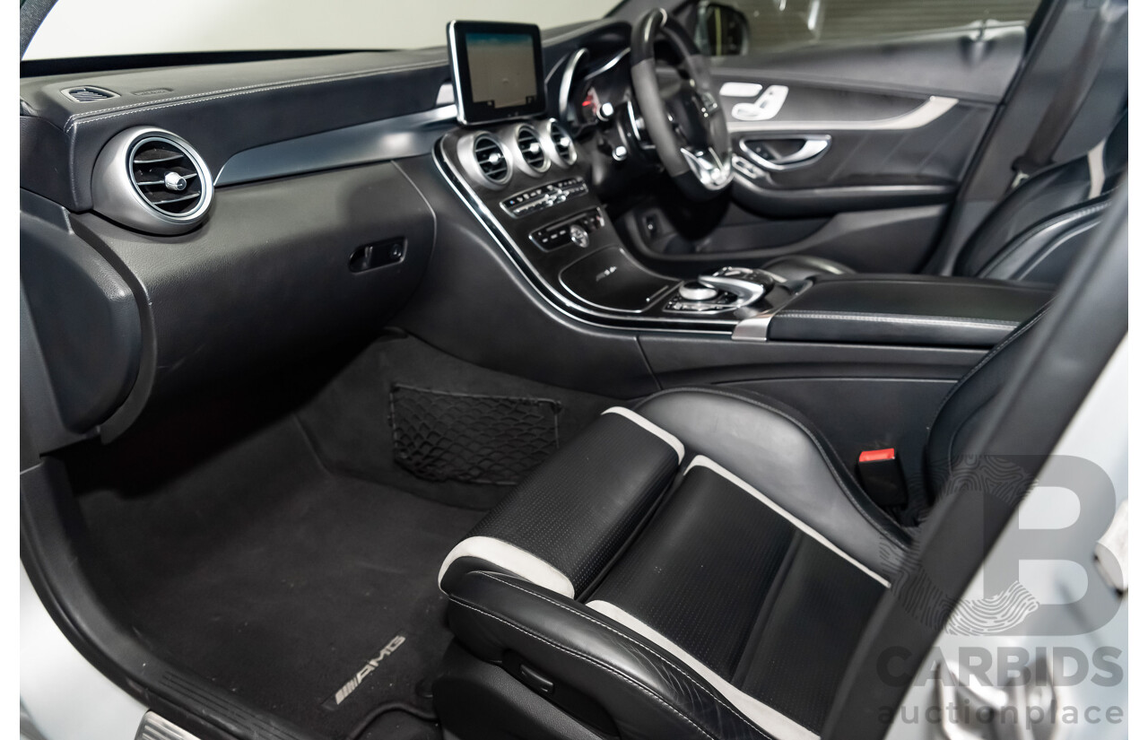 7/2016 Mercedes-Benz C63 AMG S 205 4d Sedan Silver 4.0L Twin Turbocharged V8