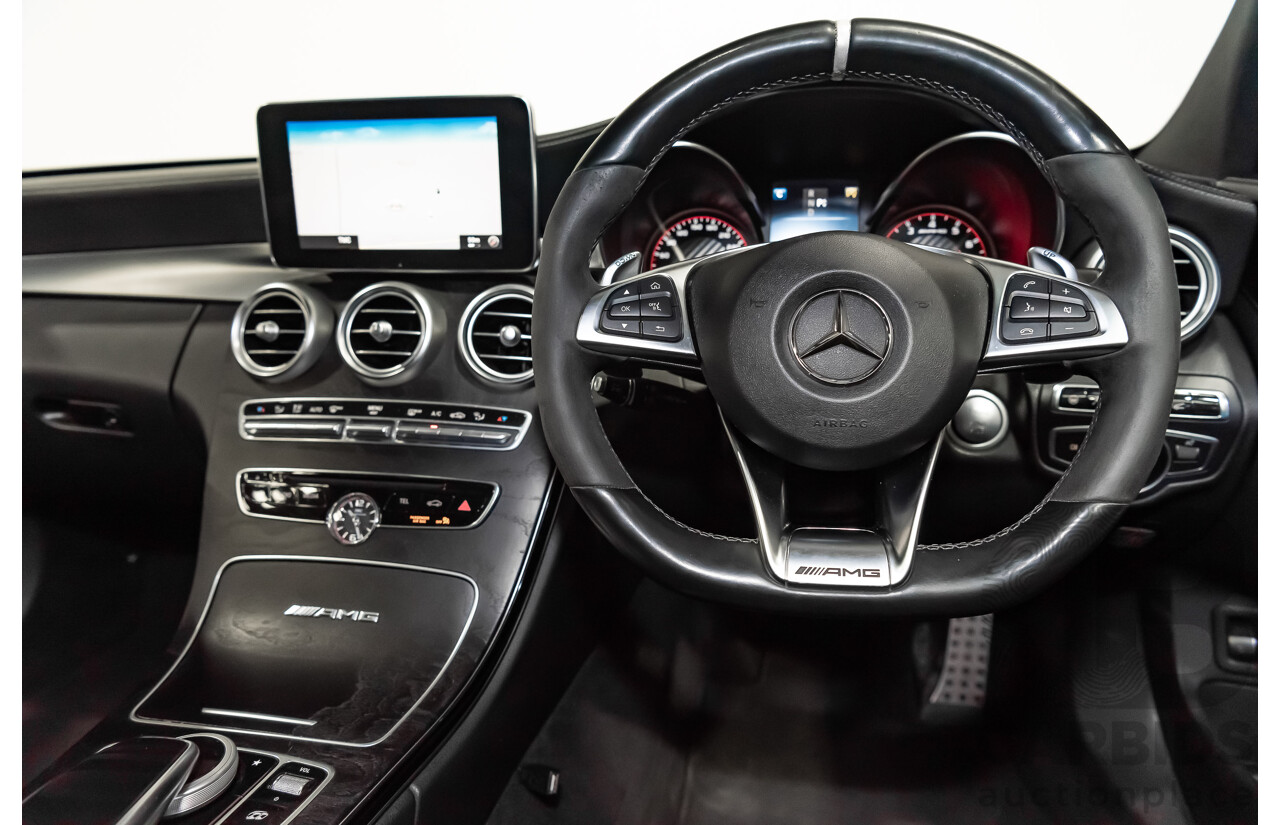 7/2016 Mercedes-Benz C63 AMG S 205 4d Sedan Silver 4.0L Twin Turbocharged V8