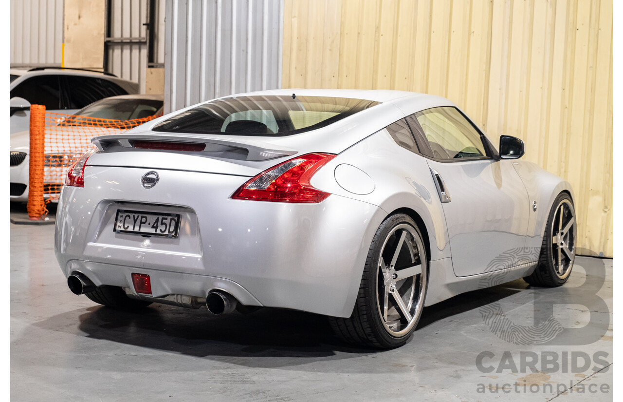 6/2012 Nissan 370Z Z34 MY13 2d Coupe Brilliant Silver V6 3.7L