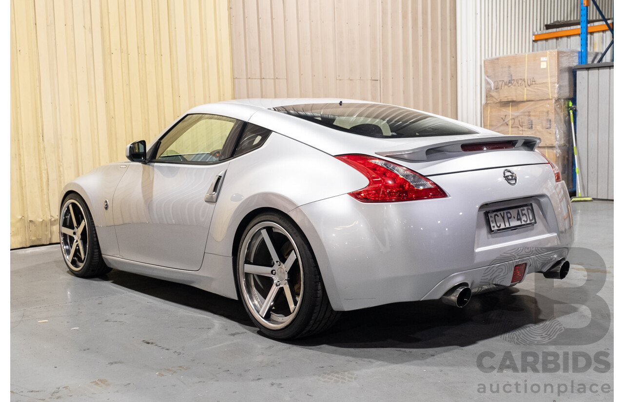 6/2012 Nissan 370Z Z34 MY13 2d Coupe Brilliant Silver V6 3.7L