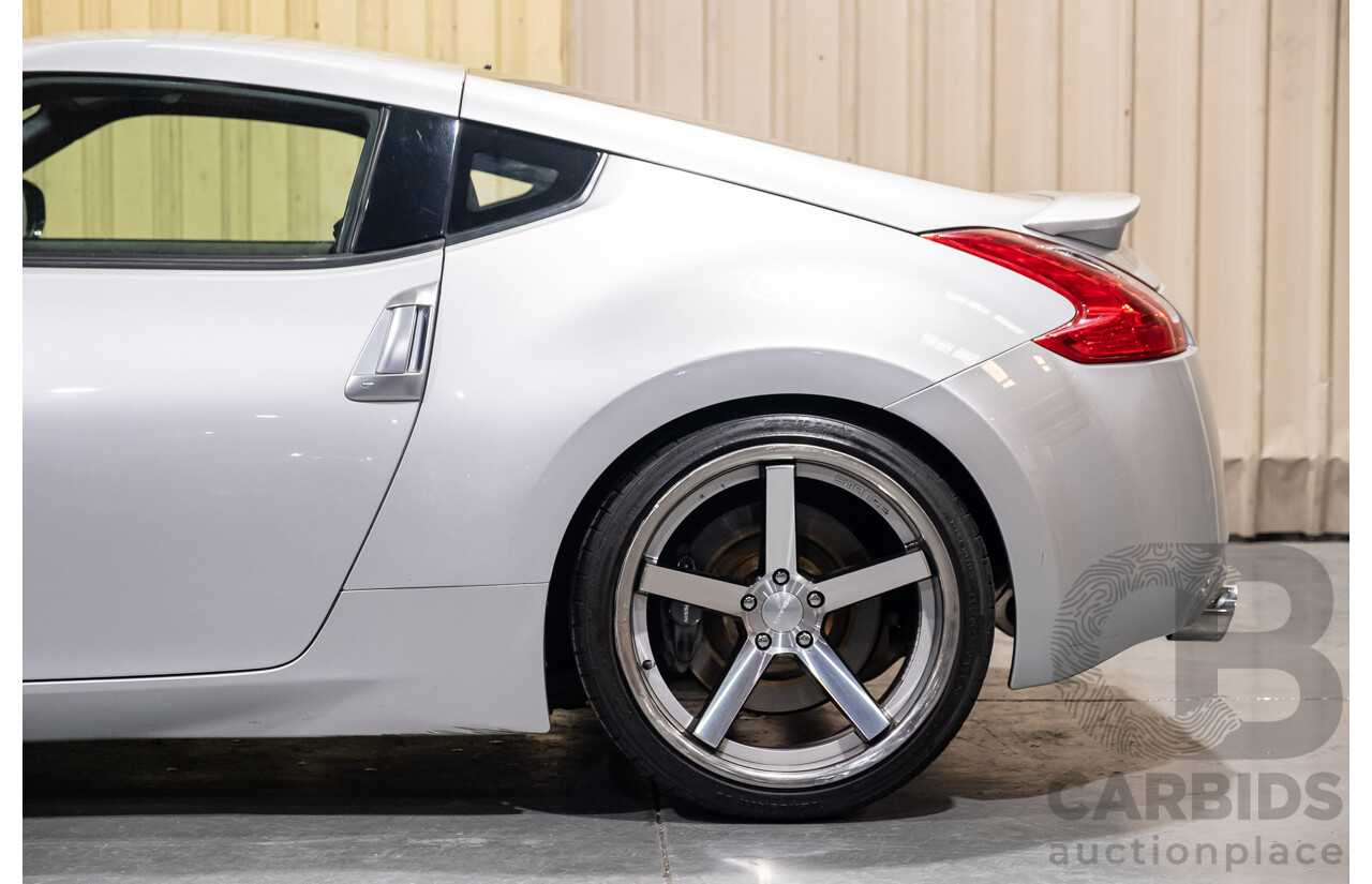 6/2012 Nissan 370Z Z34 MY13 2d Coupe Brilliant Silver V6 3.7L