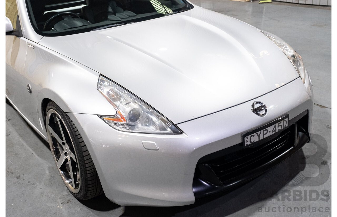 6/2012 Nissan 370Z Z34 MY13 2d Coupe Brilliant Silver V6 3.7L