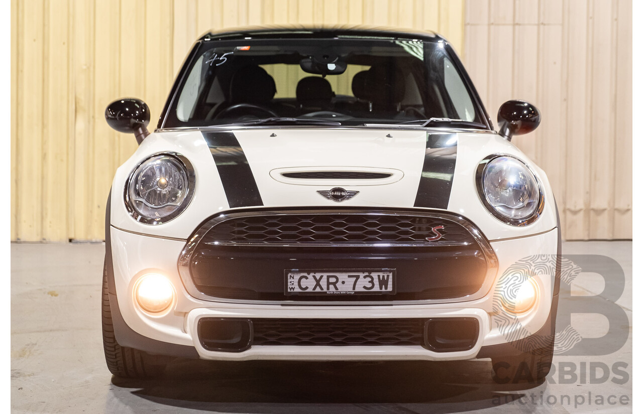 3/2015 Mini Cooper S F55 5d Hatchback White Turbo 2.0L