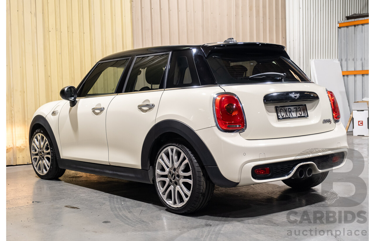 3/2015 Mini Cooper S F55 5d Hatchback White Turbo 2.0L