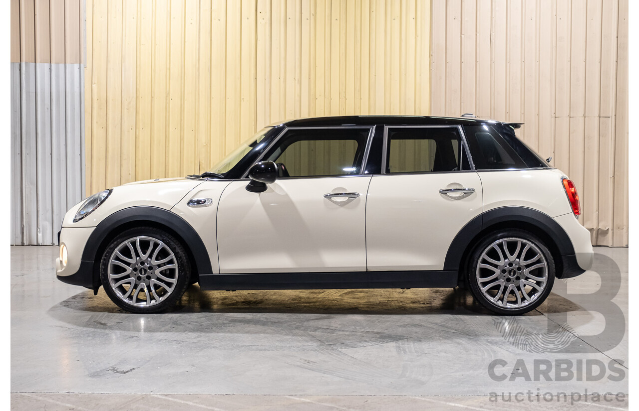 3/2015 Mini Cooper S F55 5d Hatchback White Turbo 2.0L