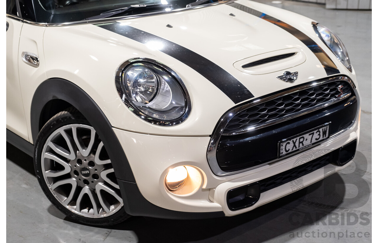 3/2015 Mini Cooper S F55 5d Hatchback White Turbo 2.0L