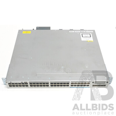 Cisco Catalyst (WS-C3850-12X48UL) 3850-12X-48 UPoE 48-Port Gigabit Ethernet Switch