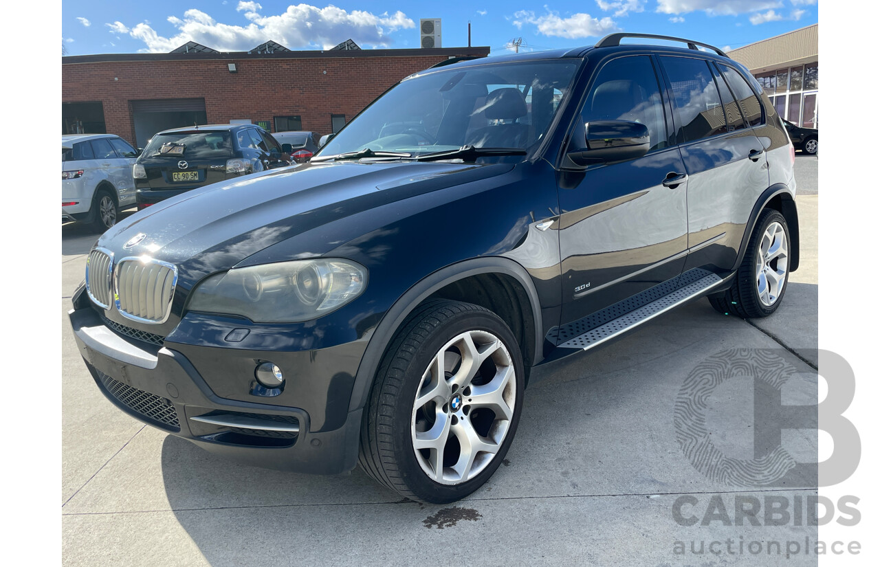 8/2007 Bmw X5 3.0d Executive E70 4d Wagon Black 3.0L