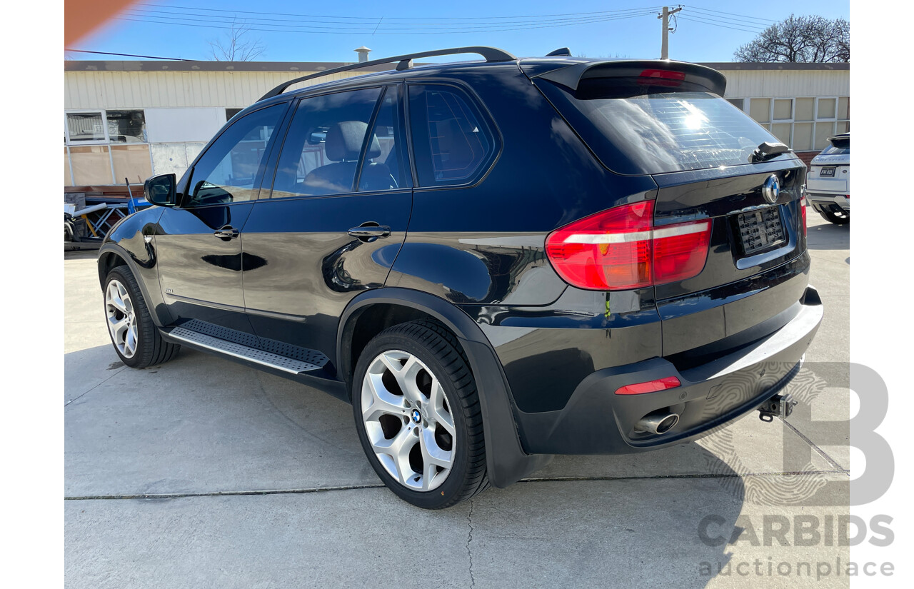 8/2007 Bmw X5 3.0d Executive E70 4d Wagon Black 3.0L