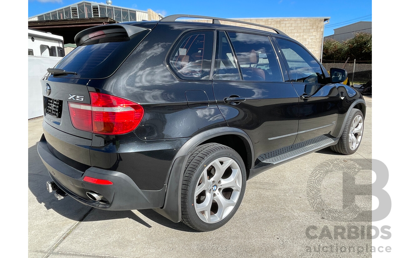 8/2007 Bmw X5 3.0d Executive E70 4d Wagon Black 3.0L