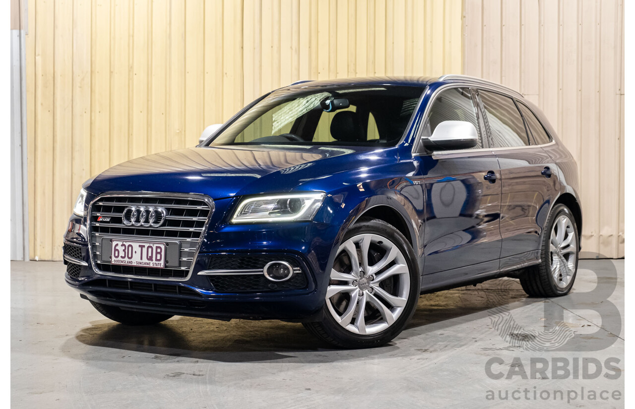 10/2013 Audi SQ5 3.0 TDI Quattro (AWD) 8R MY14 5d Wagon Blue Metallic Turbo Diesel V6 3.0L