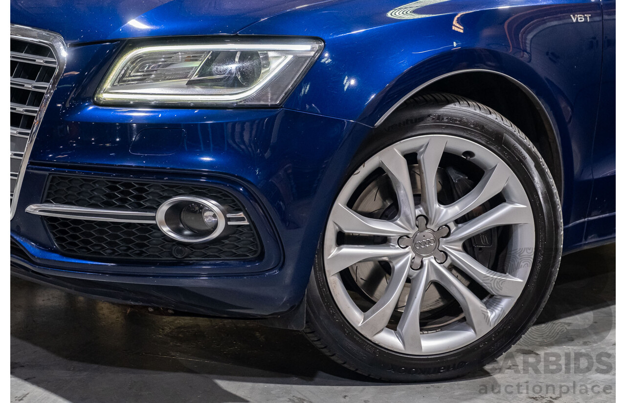 10/2013 Audi SQ5 3.0 TDI Quattro (AWD) 8R MY14 5d Wagon Blue Metallic Turbo Diesel V6 3.0L