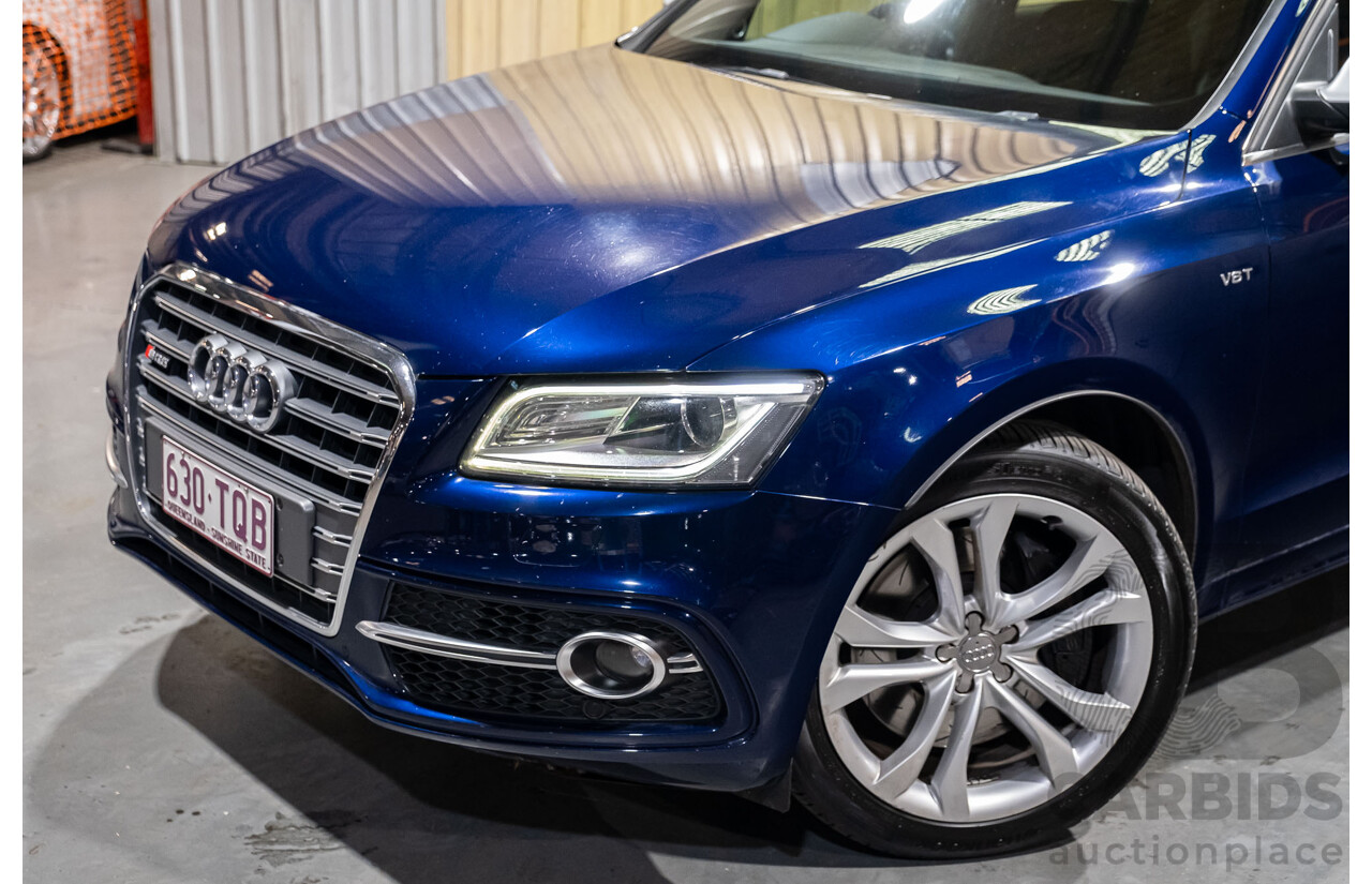 10/2013 Audi SQ5 3.0 TDI Quattro (AWD) 8R MY14 5d Wagon Blue Metallic Turbo Diesel V6 3.0L