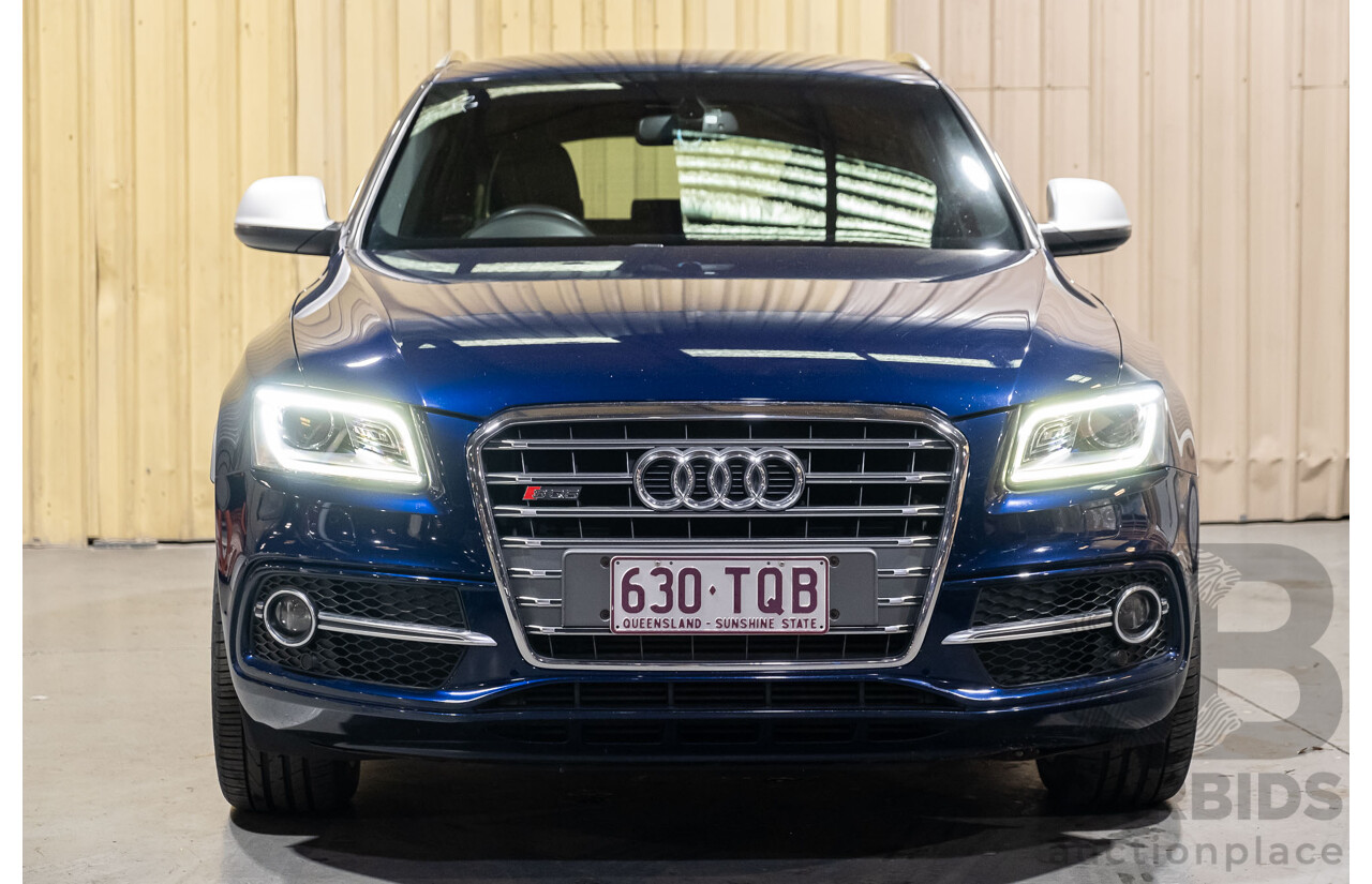 10/2013 Audi SQ5 3.0 TDI Quattro (AWD) 8R MY14 5d Wagon Blue Metallic Turbo Diesel V6 3.0L