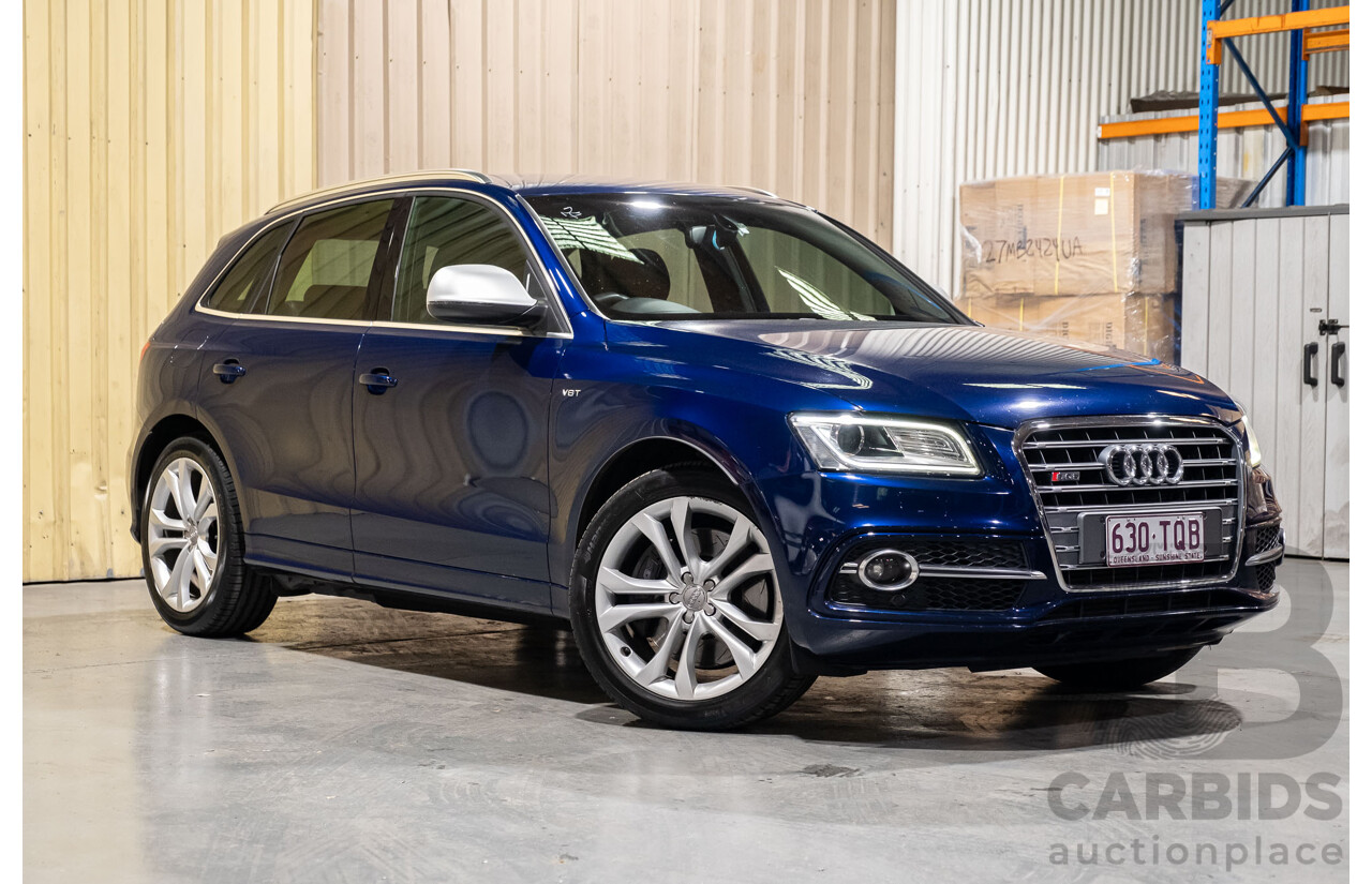 10/2013 Audi SQ5 3.0 TDI Quattro (AWD) 8R MY14 5d Wagon Blue Metallic Turbo Diesel V6 3.0L