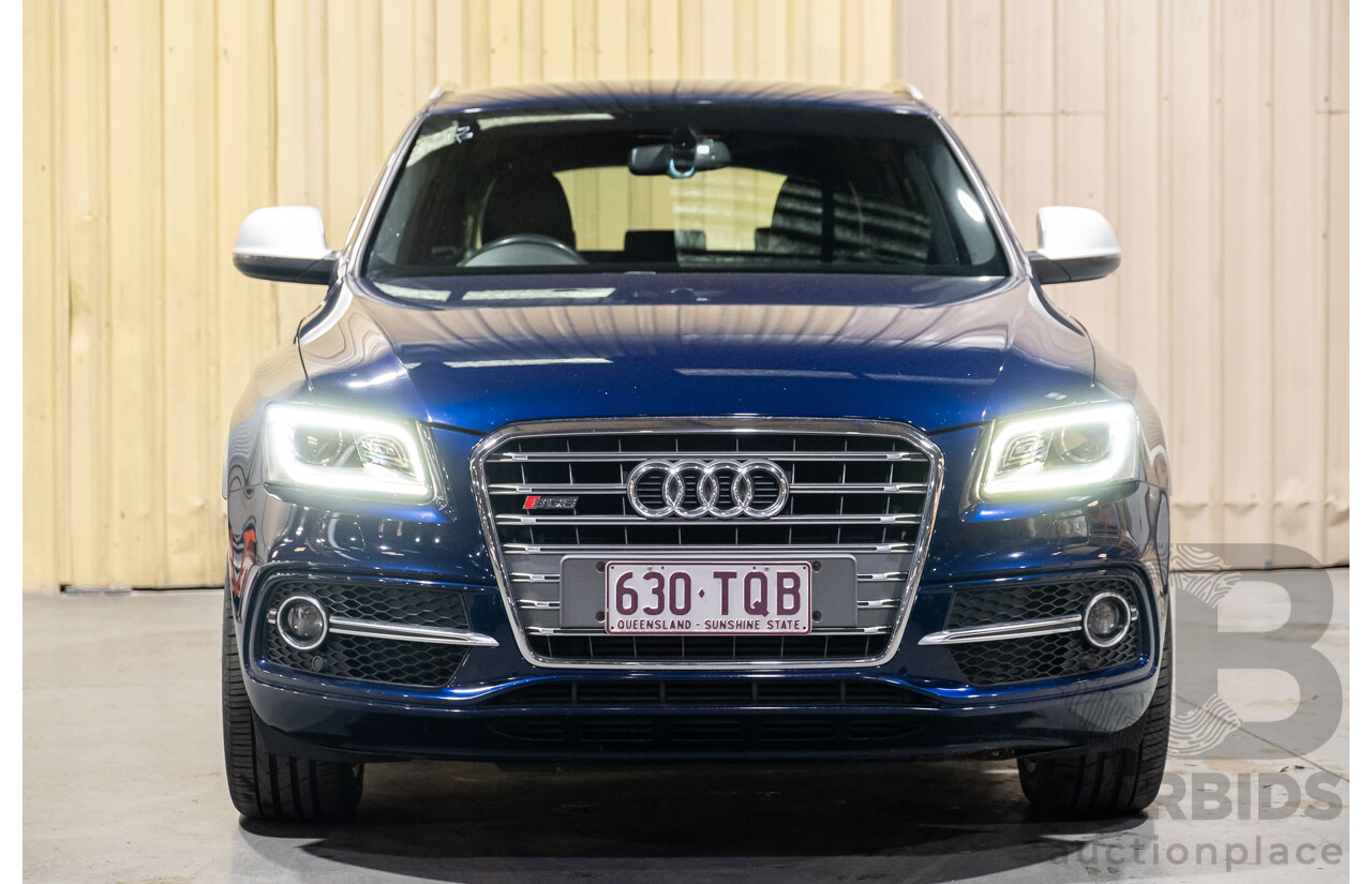 10/2013 Audi SQ5 3.0 TDI Quattro (AWD) 8R MY14 5d Wagon Blue Metallic Turbo Diesel V6 3.0L