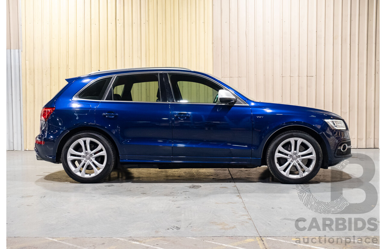 10/2013 Audi SQ5 3.0 TDI Quattro (AWD) 8R MY14 5d Wagon Blue Metallic Turbo Diesel V6 3.0L