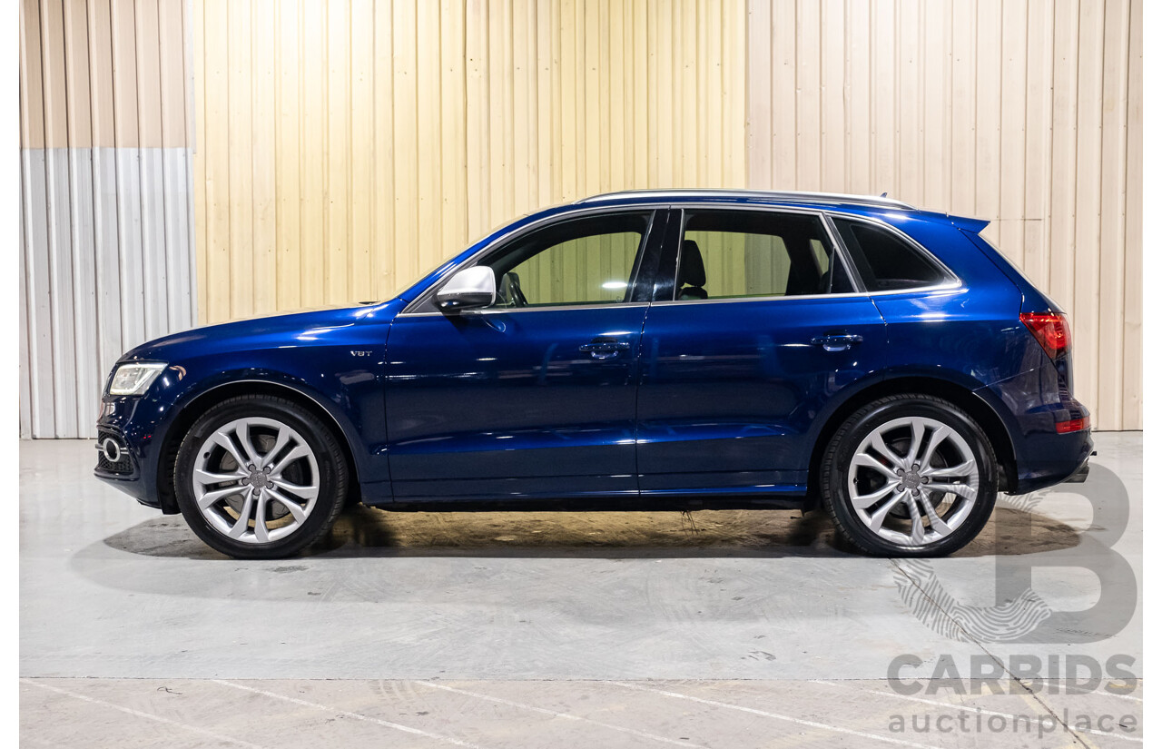 10/2013 Audi SQ5 3.0 TDI Quattro (AWD) 8R MY14 5d Wagon Blue Metallic Turbo Diesel V6 3.0L