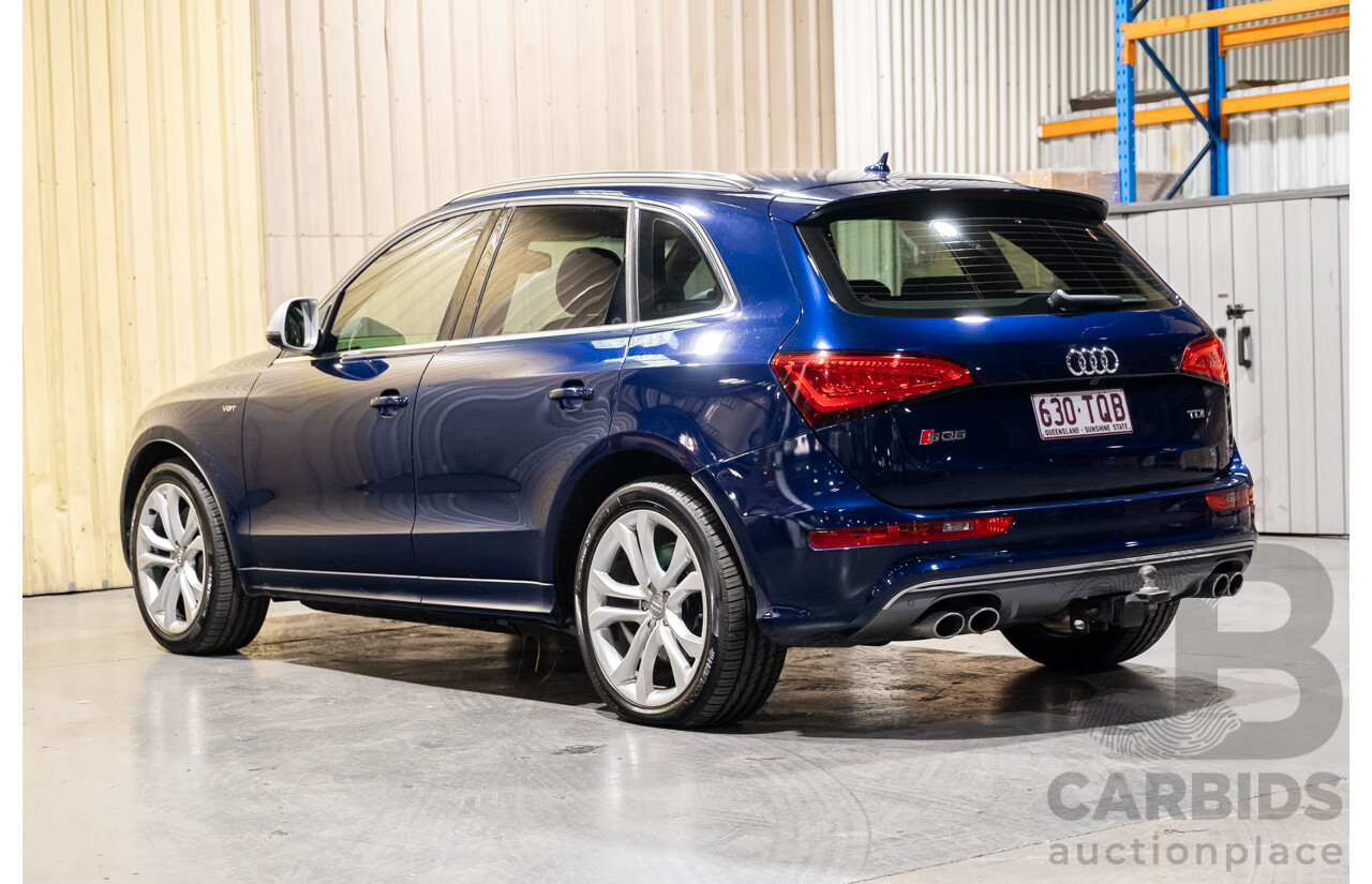 10/2013 Audi SQ5 3.0 TDI Quattro (AWD) 8R MY14 5d Wagon Blue Metallic Turbo Diesel V6 3.0L