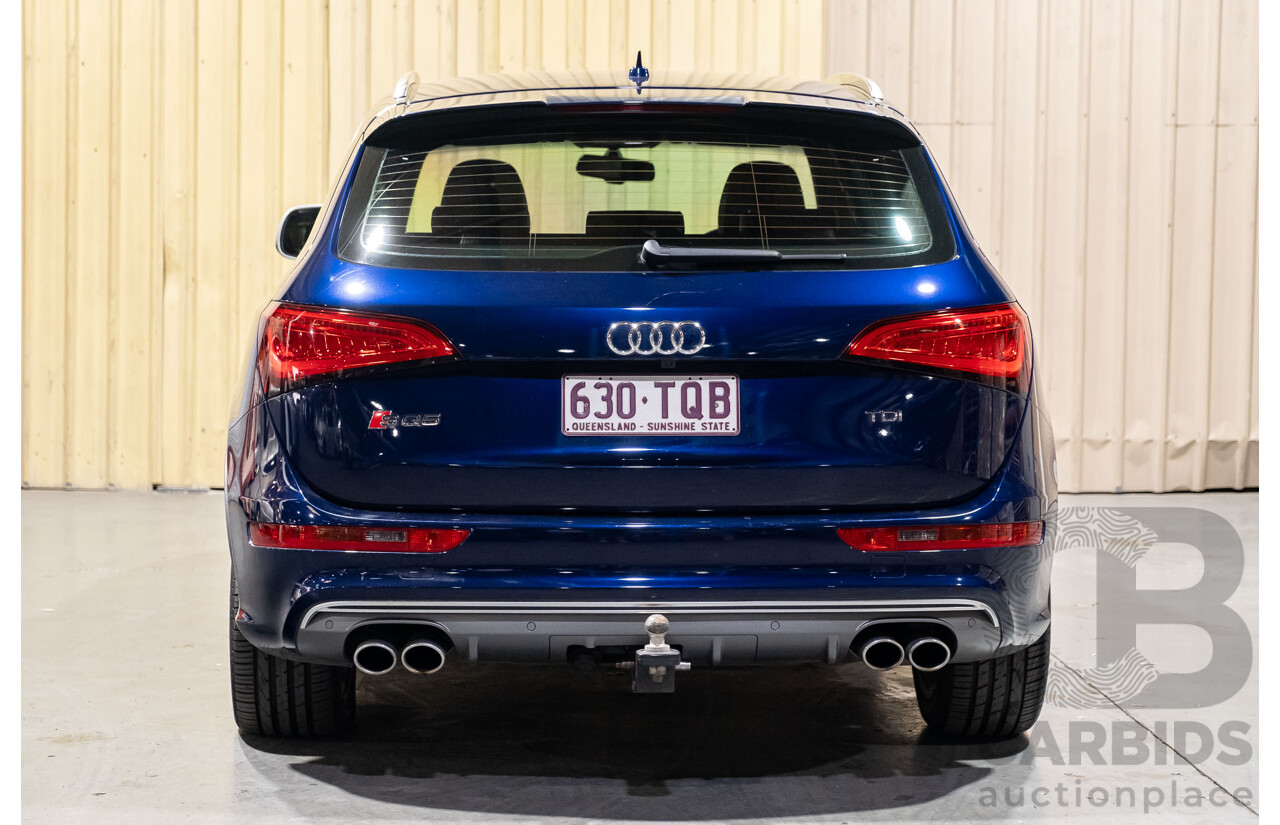 10/2013 Audi SQ5 3.0 TDI Quattro (AWD) 8R MY14 5d Wagon Blue Metallic Turbo Diesel V6 3.0L