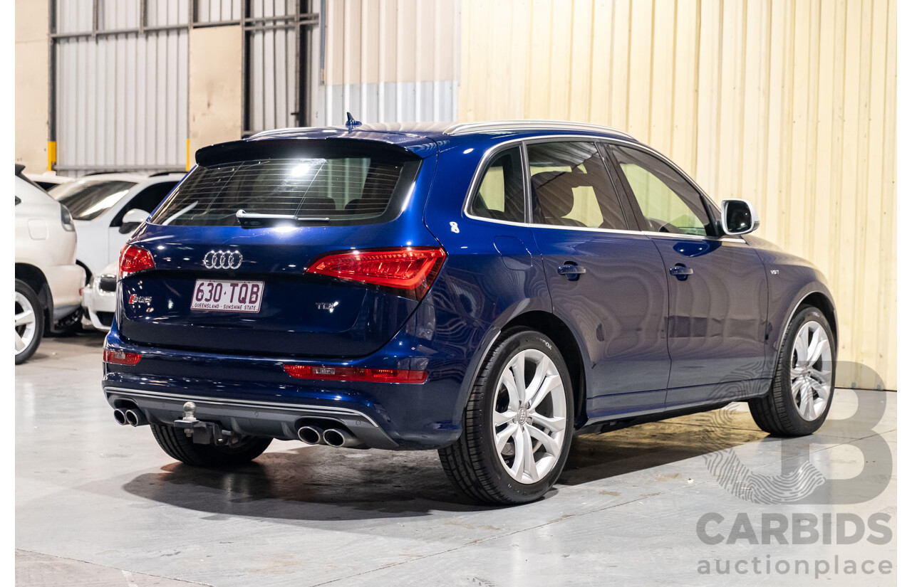 10/2013 Audi SQ5 3.0 TDI Quattro (AWD) 8R MY14 5d Wagon Blue Metallic Turbo Diesel V6 3.0L