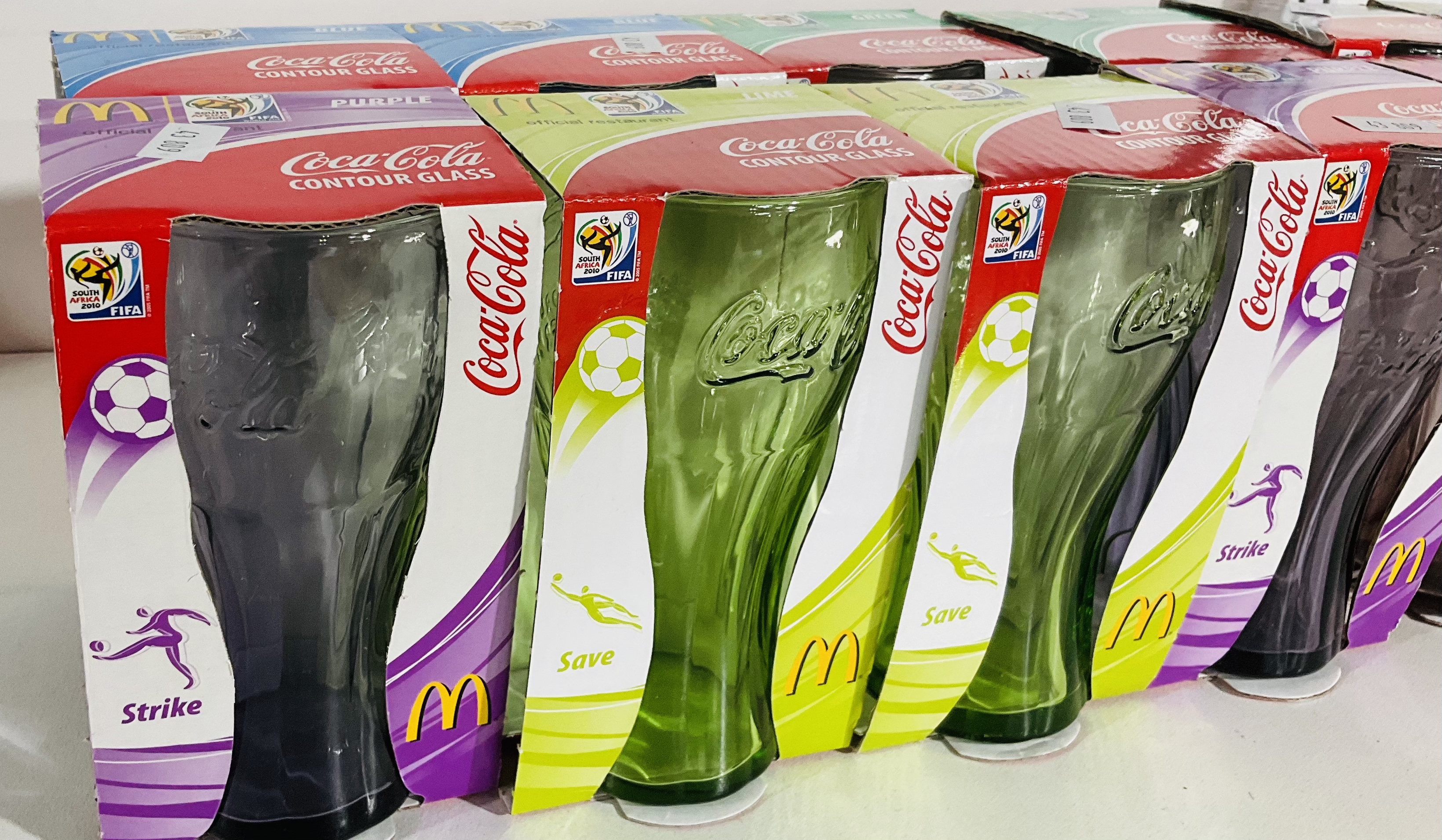 コレクション 2010FIFA WORLD CUP COKE GLASS McDonald's Coca-Cola Coke Glass 2010 FIFA World Cup South
