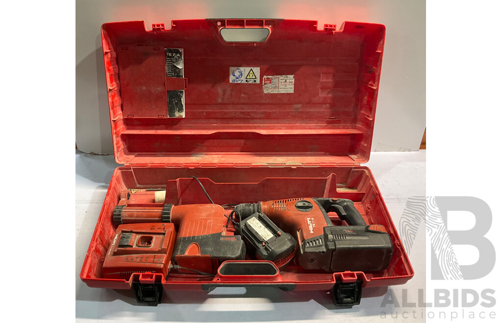 HILTI (TE-7A) Rotary Hammer Performance Package - Estimated ORP $2,929.00