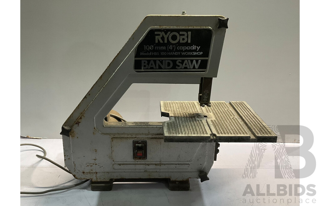 Ryobi Hbs 100 Band Saw 100mm Lot 1481677 Allbids 