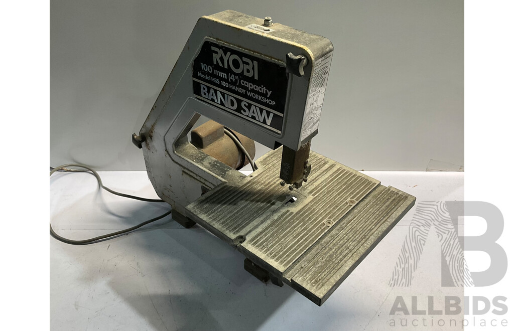 RYOBI (HBS-100) Band Saw 100mm Capacity - Estimated ORP $400.00