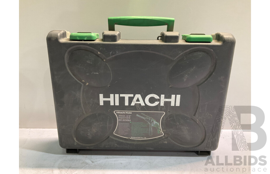 HITACHI DV20VB2(H8) 240V 13mm 730W 2-Speed Impact Drill - Estimated ORP $399.00