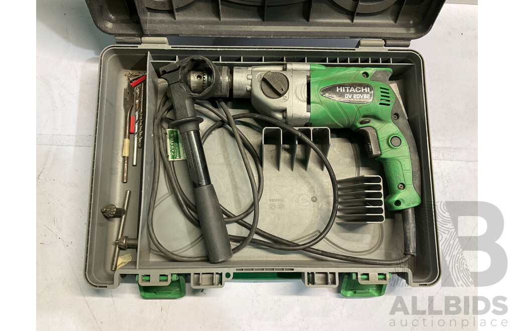HITACHI DV20VB2(H8) 240V 13mm 730W 2-Speed Impact Drill - Estimated ORP $399.00