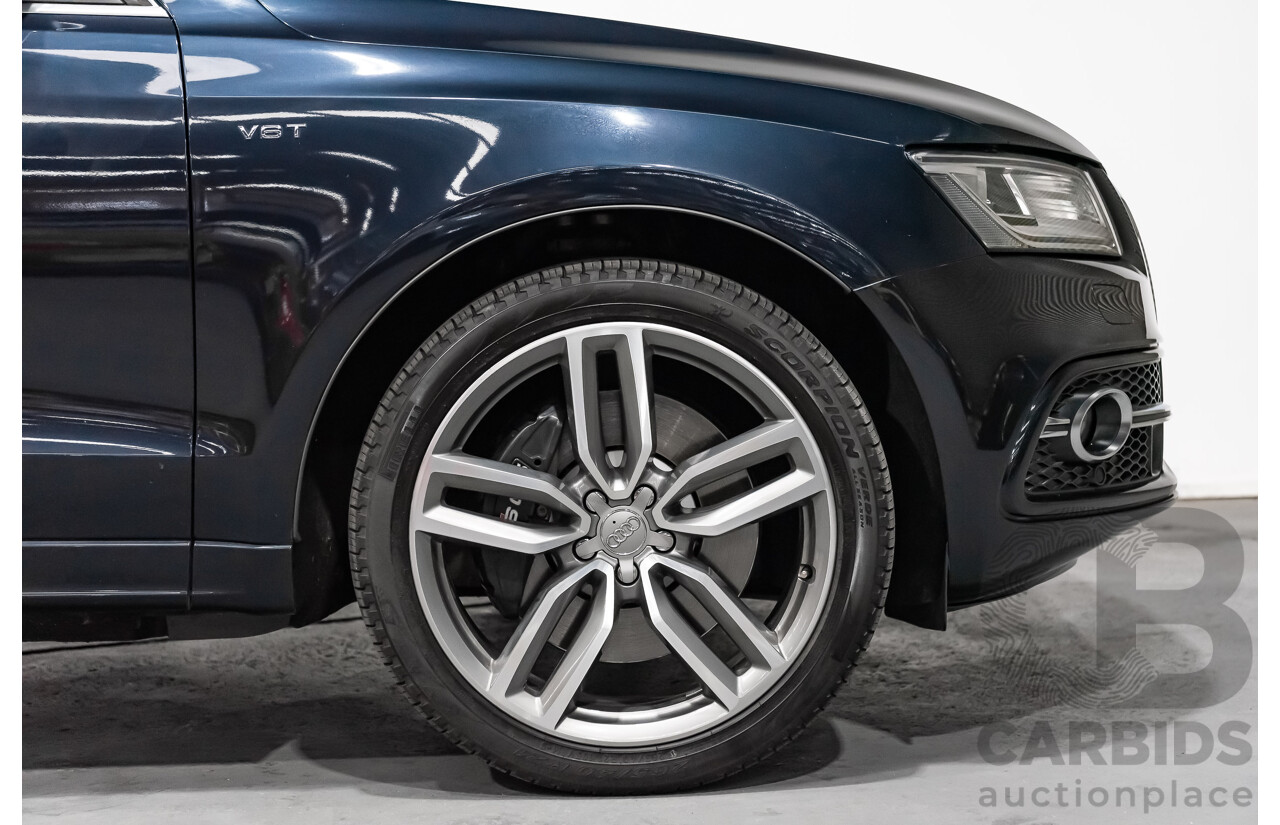 1/2015 Audi SQ5 3.0 TDI Quattro 8R MY15 5d Wagon Midnight Blue 3.0L V6 Turbo Diesel