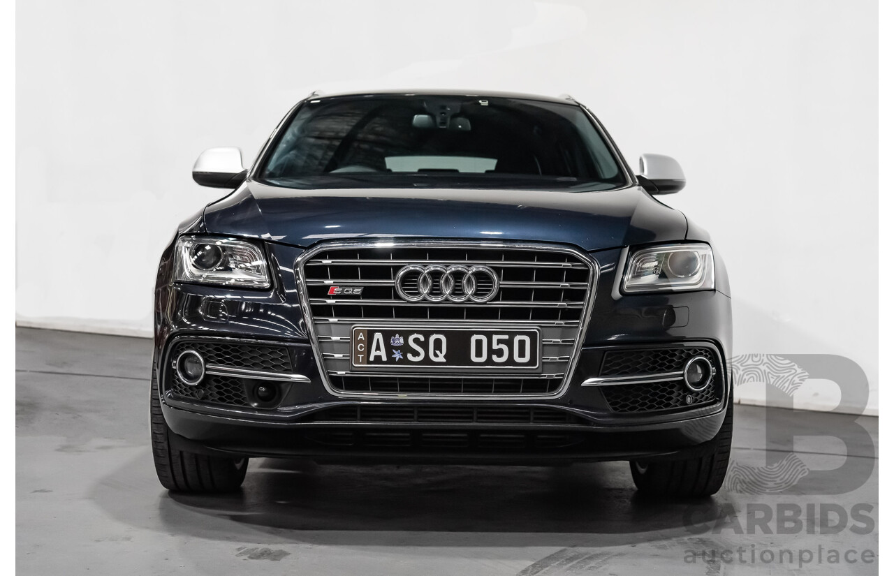 1/2015 Audi SQ5 3.0 TDI Quattro 8R MY15 5d Wagon Midnight Blue 3.0L V6 Turbo Diesel