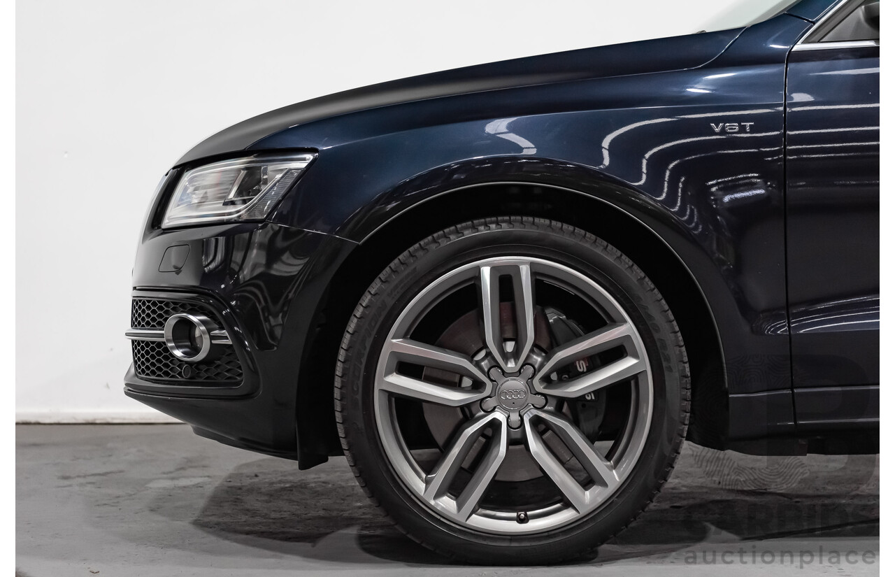 1/2015 Audi SQ5 3.0 TDI Quattro 8R MY15 5d Wagon Midnight Blue 3.0L V6 Turbo Diesel