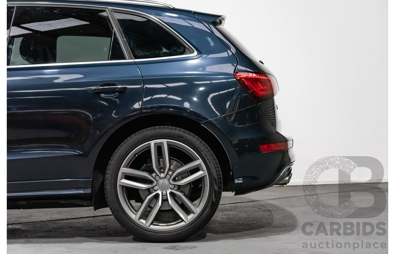 1/2015 Audi SQ5 3.0 TDI Quattro 8R MY15 5d Wagon Midnight Blue 3.0L V6 Turbo Diesel