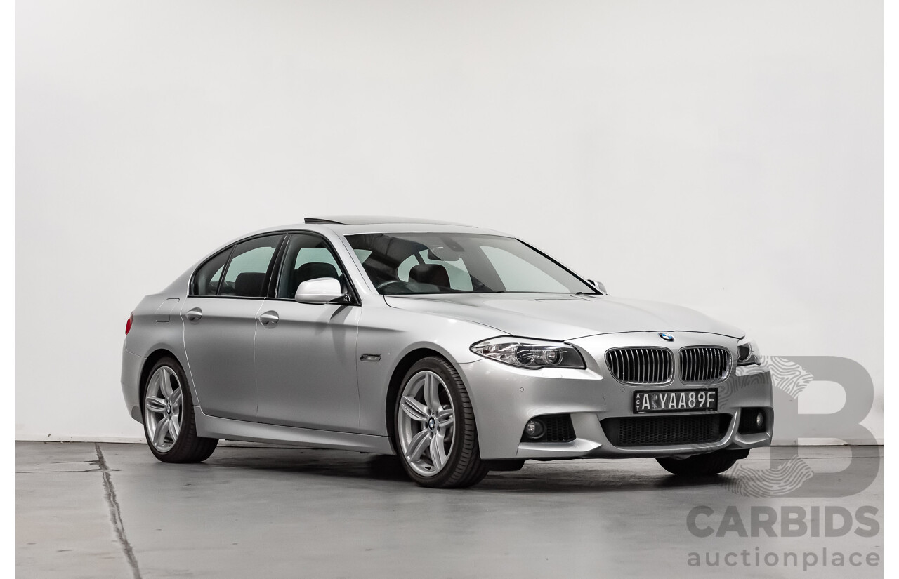 10/2012 BMW 520d M-Sport F10 MY12 4d Sedan Silver Turbo Diesel 2.0L