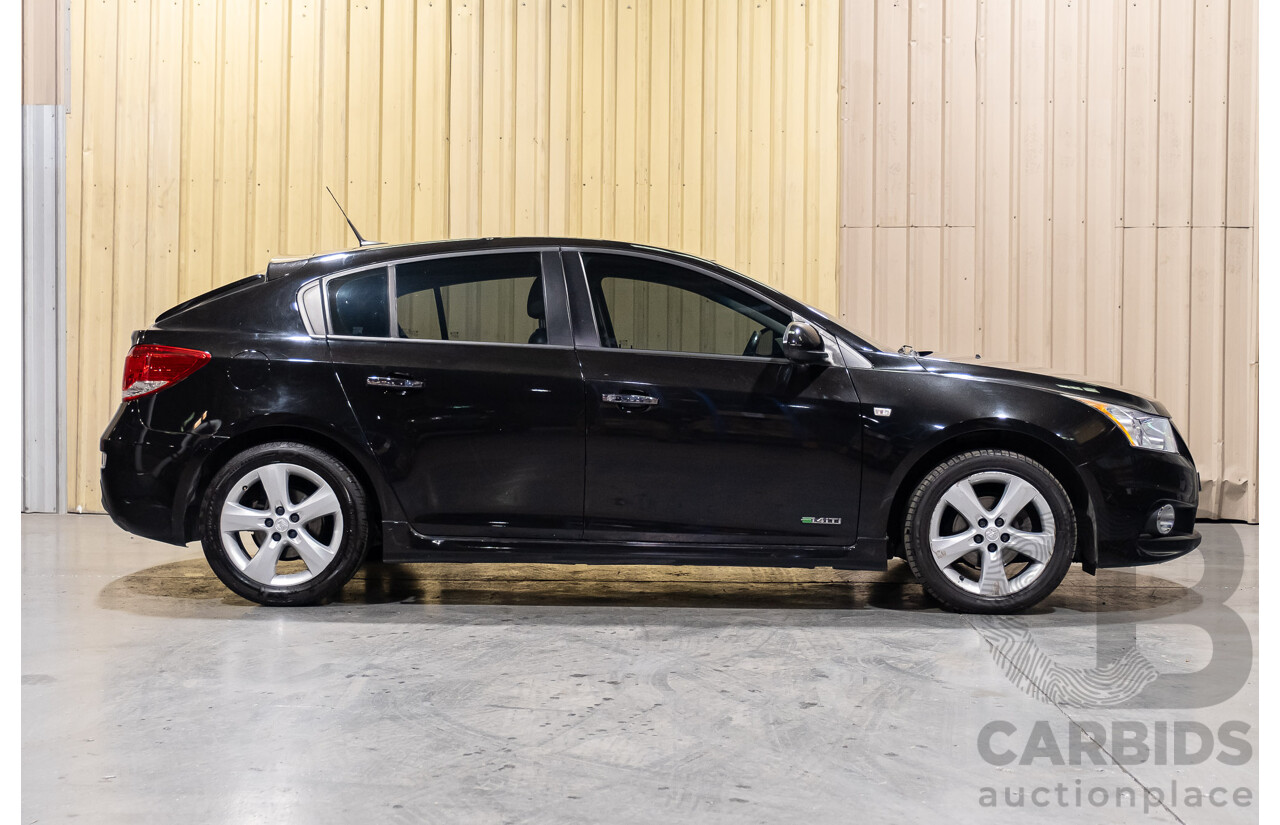 6/2012 Holden Cruze SRi V JH MY12 5d Hatchback Black Turbo 1.4L