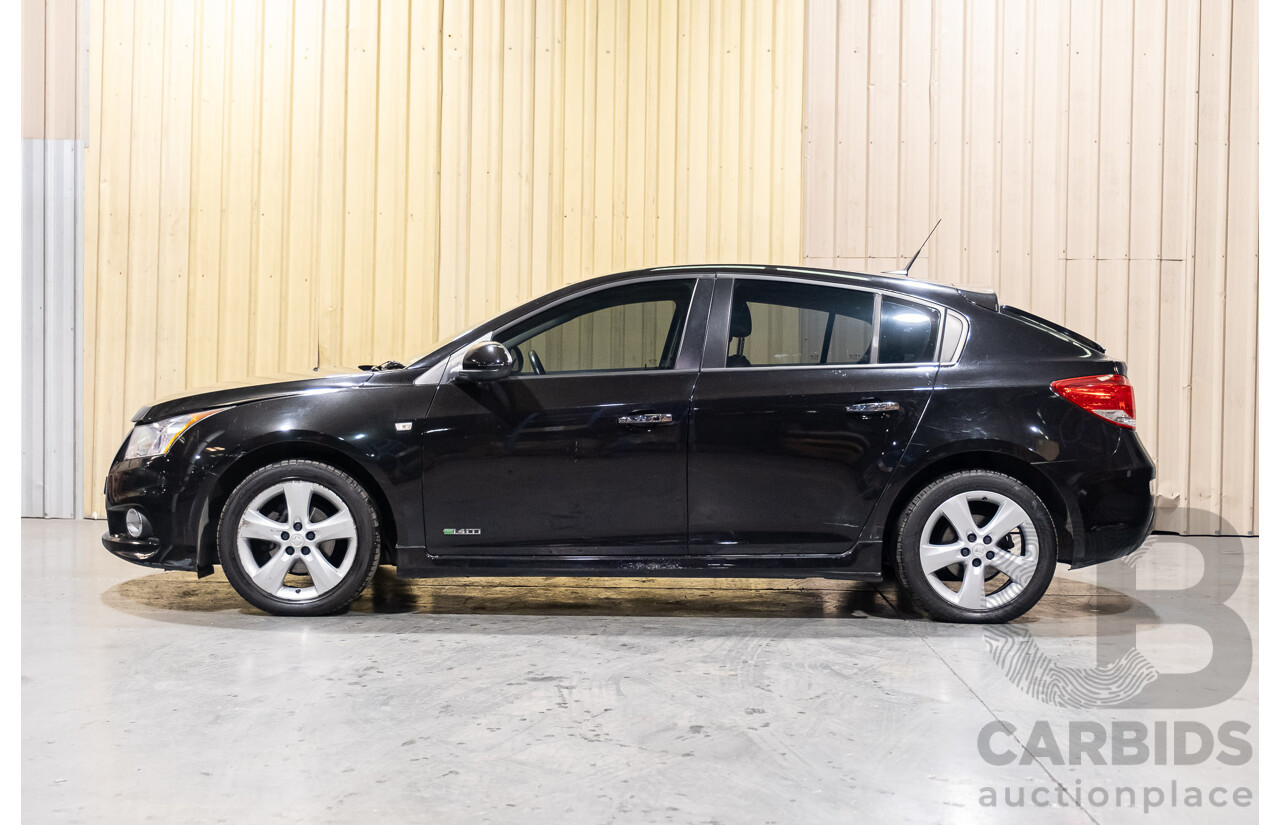 6/2012 Holden Cruze SRi V JH MY12 5d Hatchback Black Turbo 1.4L