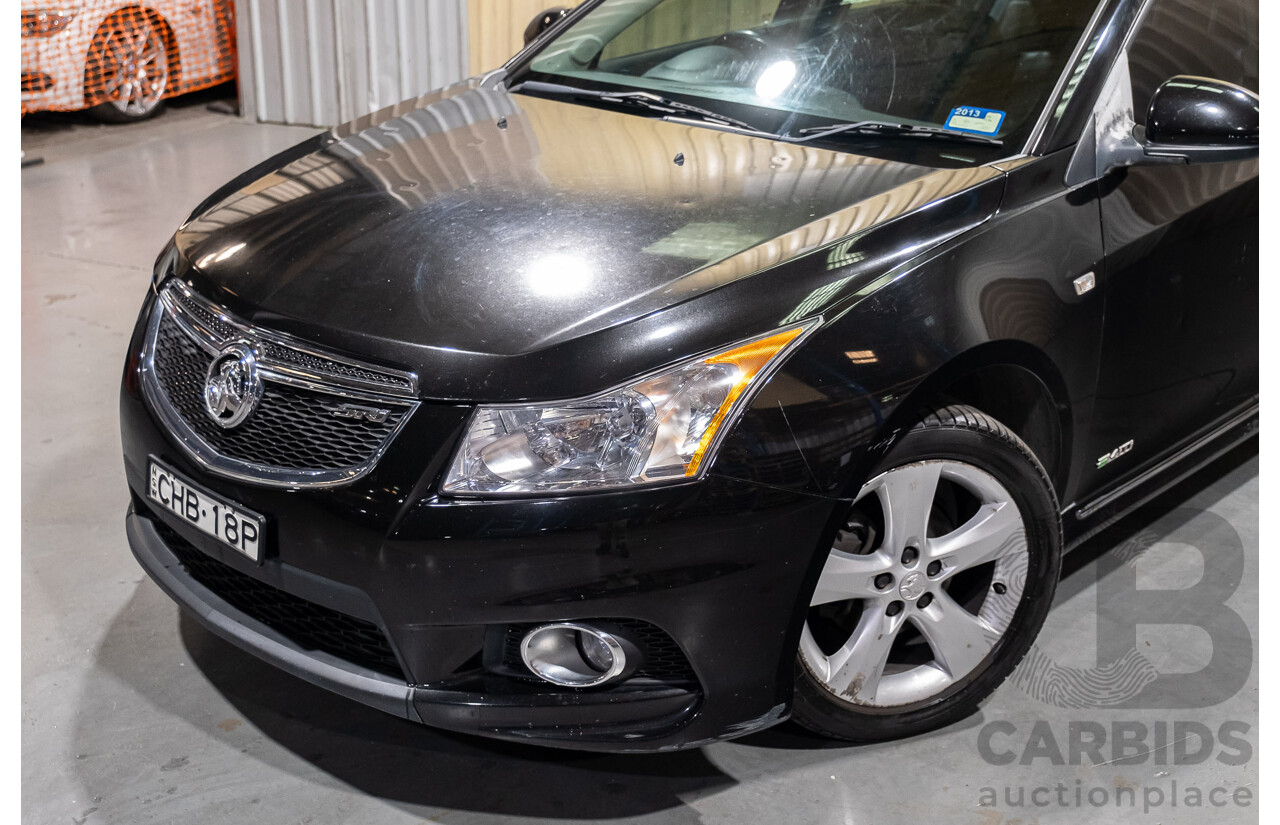 6/2012 Holden Cruze SRi V JH MY12 5d Hatchback Black Turbo 1.4L