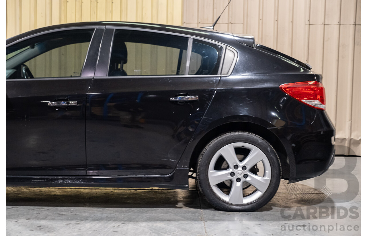 6/2012 Holden Cruze SRi V JH MY12 5d Hatchback Black Turbo 1.4L