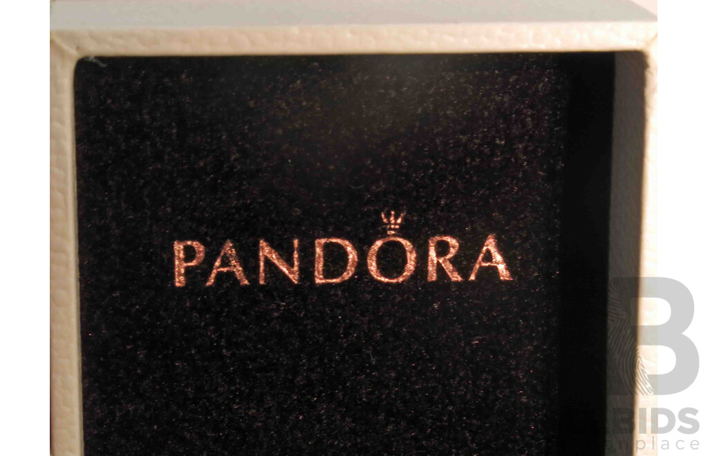 PANDORA 18ct White Gold 'Love Pod' Diamond Cluster Ring