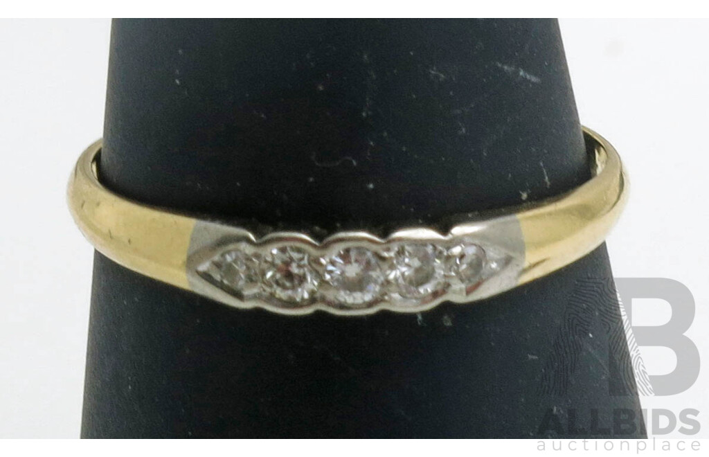 Vintage 18ct Gold Diamond Ring