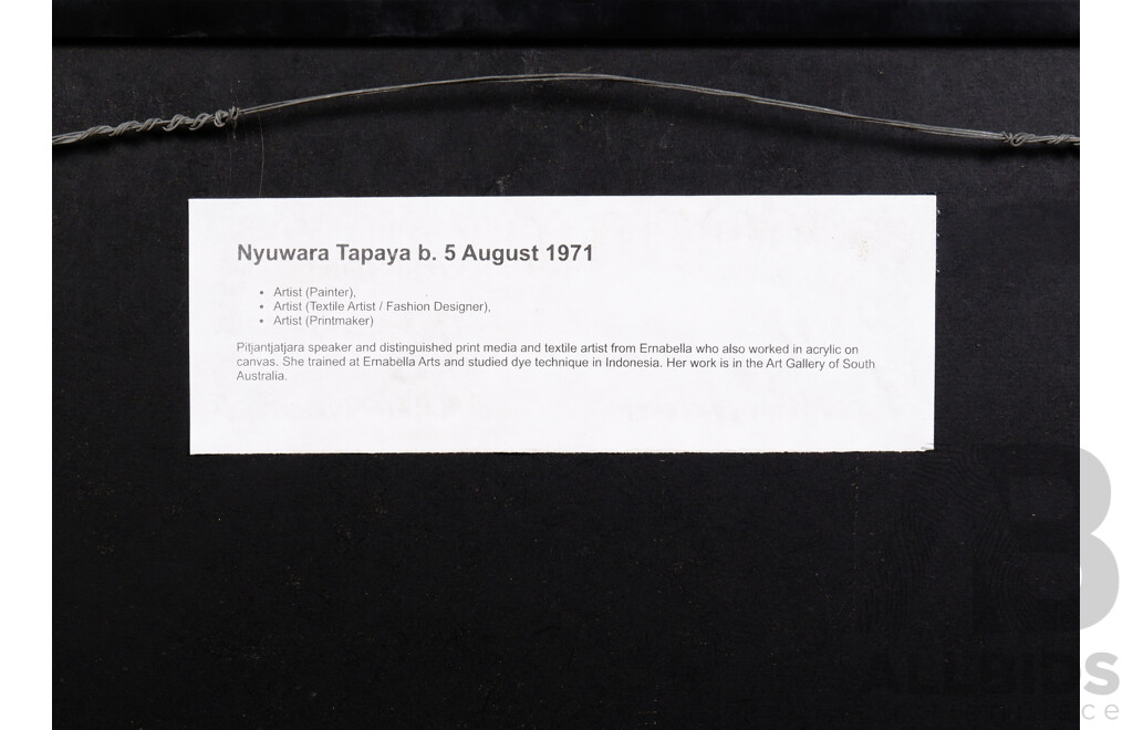 Nyuwara Tapaya (1971-2005, Pitjantjatjara Language Group), Makutjara 1996, Etching