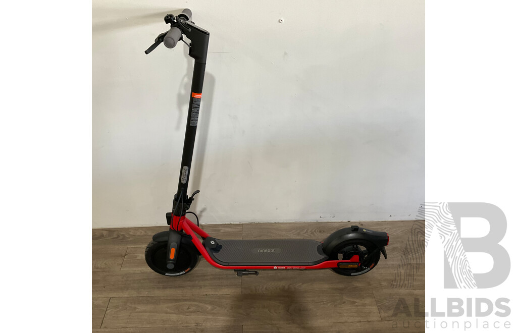 SEGWAY Ninebot D18U Kickscooter (Red/black) - Estimated ORP $699