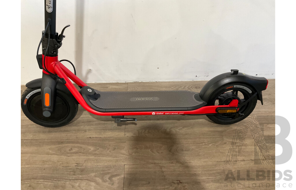 SEGWAY Ninebot D18U Kickscooter (Red/black) - Estimated ORP $699