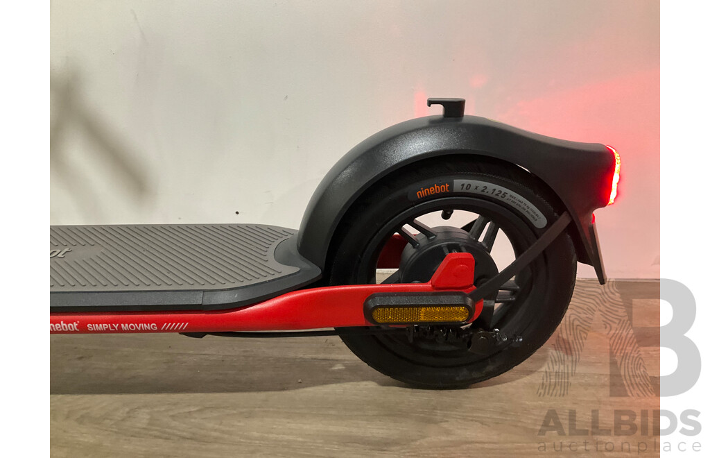 SEGWAY Ninebot D18U Kickscooter (Red/black) - Estimated ORP $699