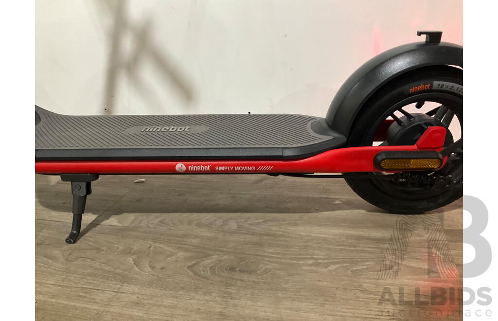 SEGWAY Ninebot D18U Kickscooter (Red/black) - Estimated ORP $699