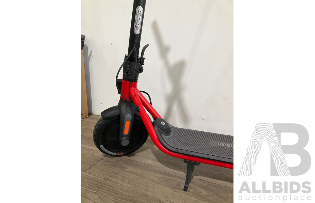 SEGWAY Ninebot D18U Kickscooter (Red/black) - Estimated ORP $699